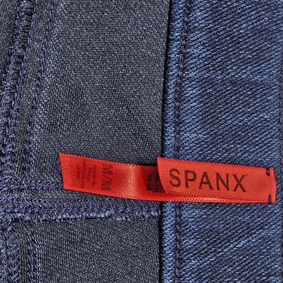 Spanx‎ Jeggings Size M Ready to Wow Indigo Dark Wash Denim Leggings Style 2420 - Picture 7 of 11